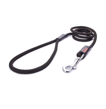 Preview: klassische Hundeleine - M - 115cm - schwarz